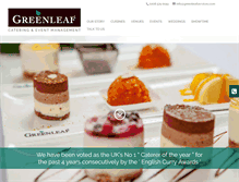 Tablet Screenshot of greenleafservices.com